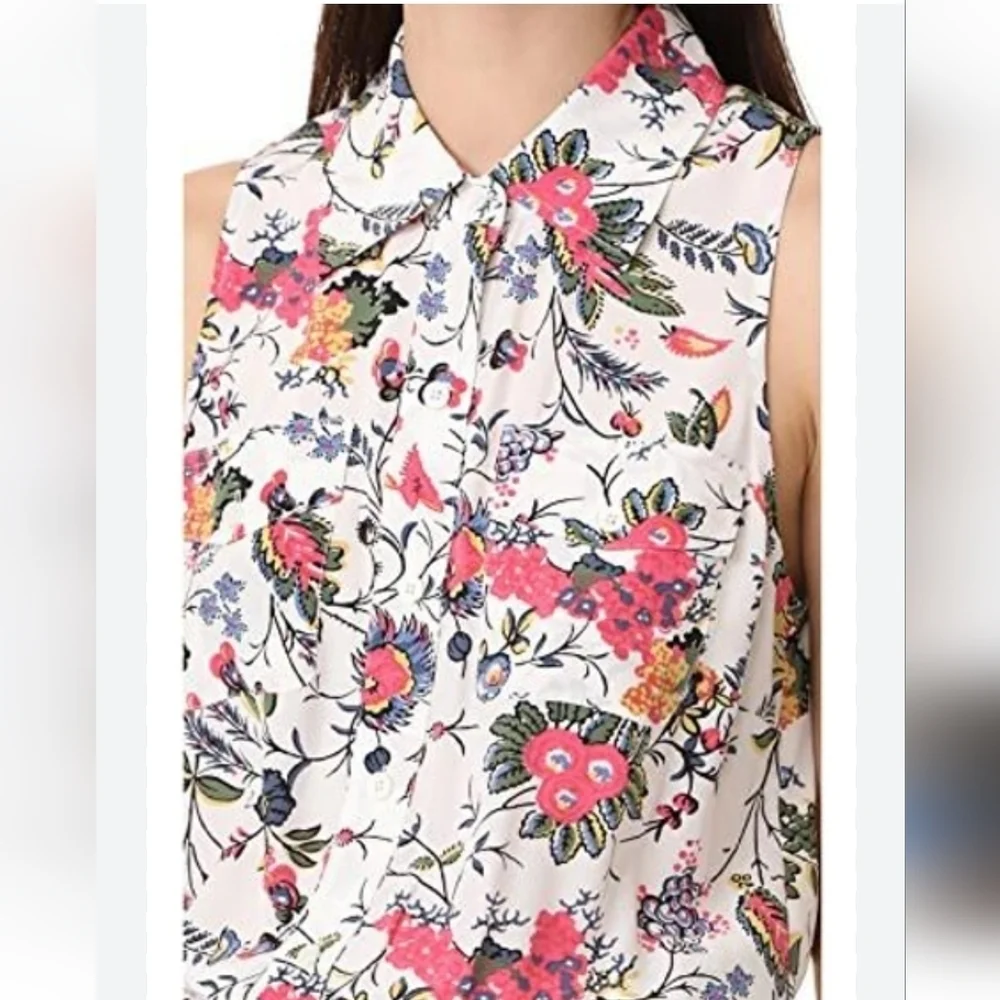 Tory Burch NWTs Gabriella Floral Romper 100% Silk